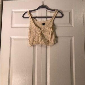 Crop top beige top